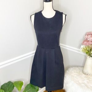 MADEWELL Black Sleeveless Mini Dress